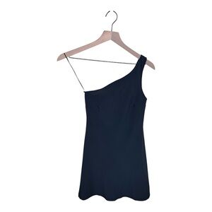 Abercrombie One-Shoulder Traveler Mini Dress - Black XXSP (Petite)